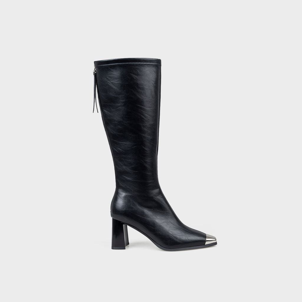 Giày Boots Nữ Cao Cổ Mũi Vuông CHRISTINA-Q BOV036H