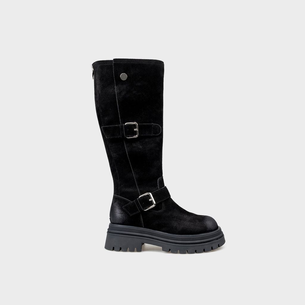 Giày Boots Nữ Mũi Tròn CHRISTINA-Q BOT133H