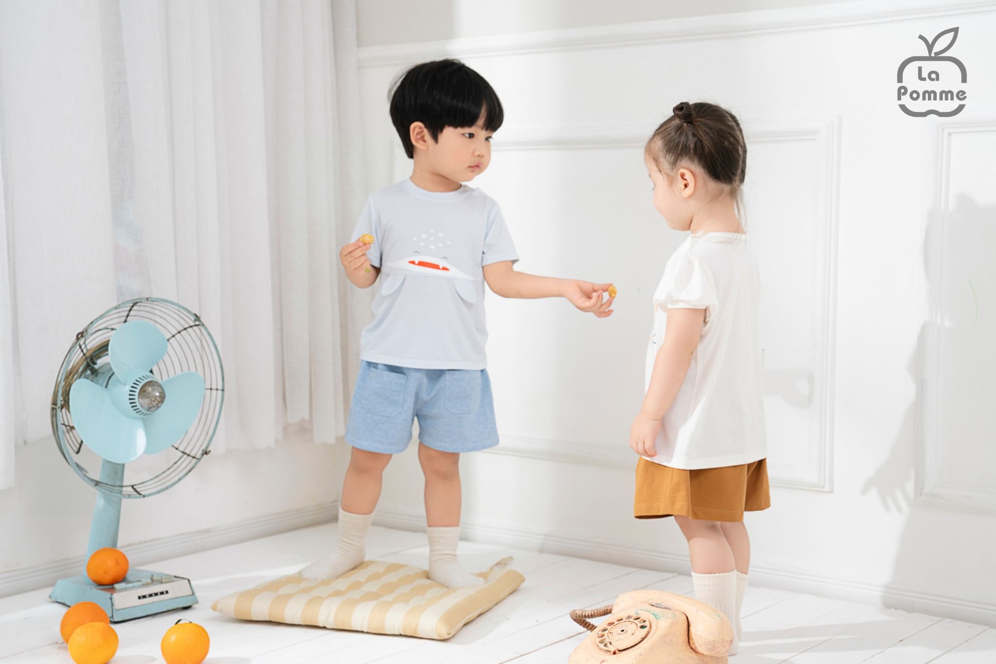 Bộ cộc tay La Pomme baby shark