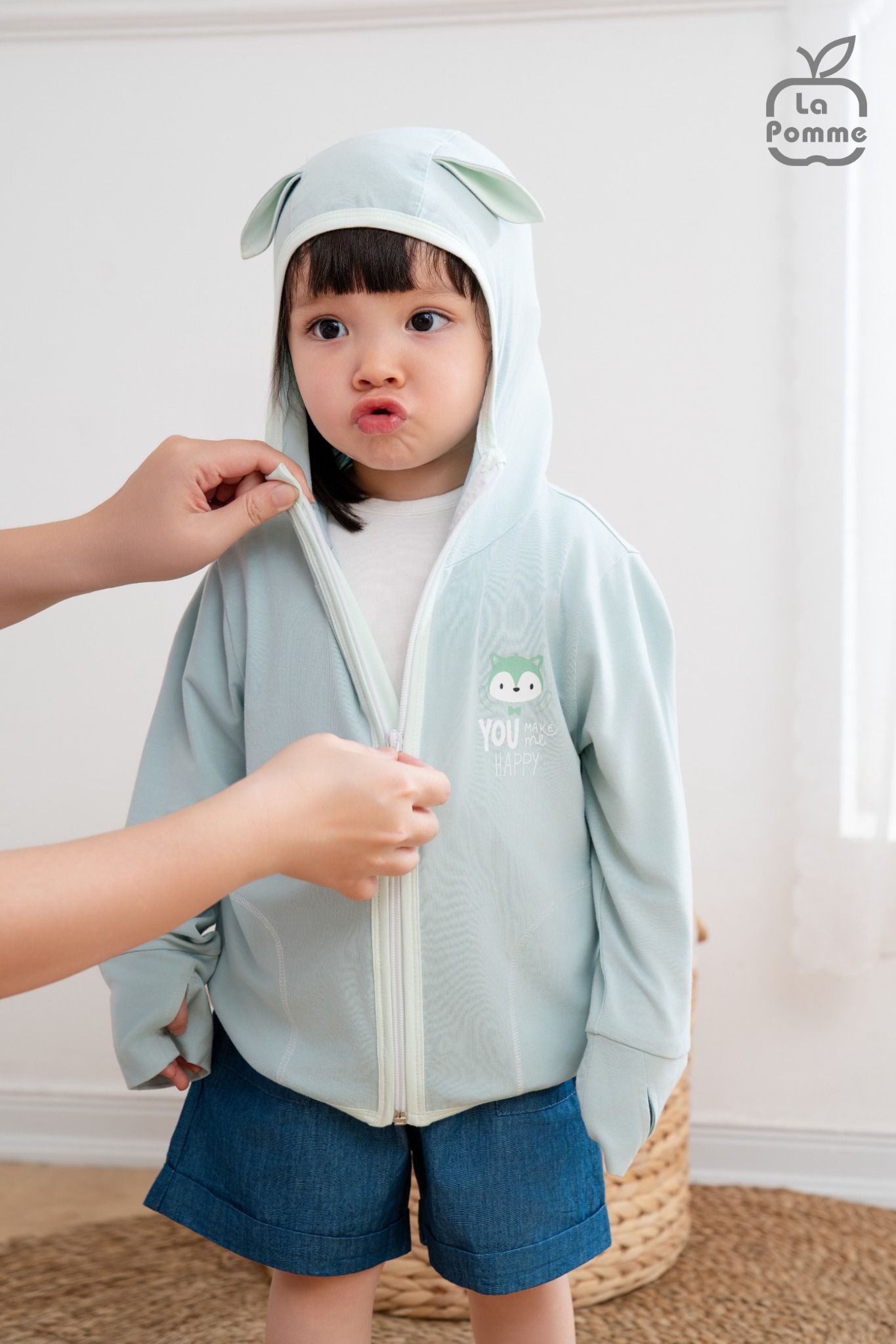 Áo chống nắng La Pomme Cáo Con Vui Vẻ