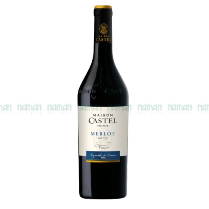 Red Wine Merlot Igp D'Oc Maison Castel 750Ml