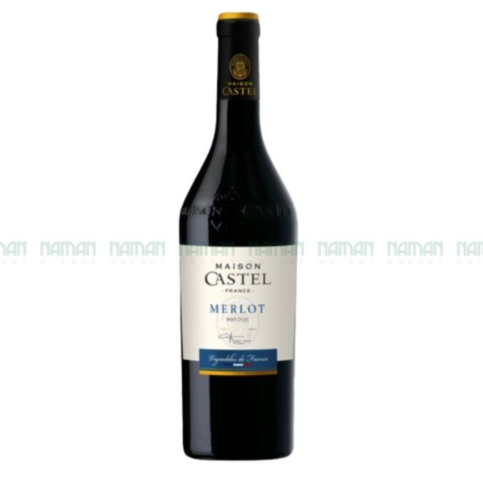 Rượu Vang Đỏ Merlot Igp D'Oc Maison Castel 750Ml