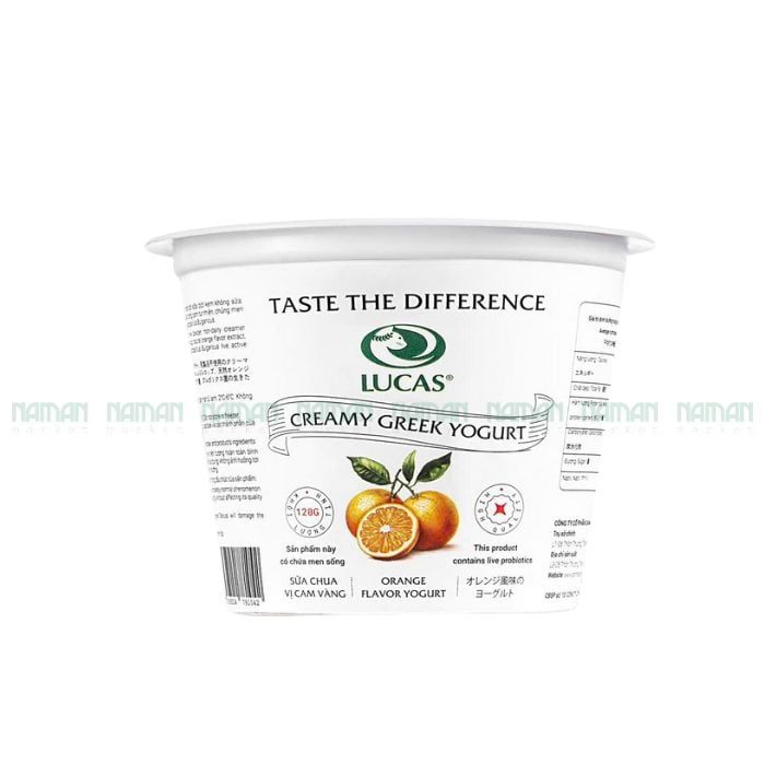 Yogurt Orange Lucas 120G