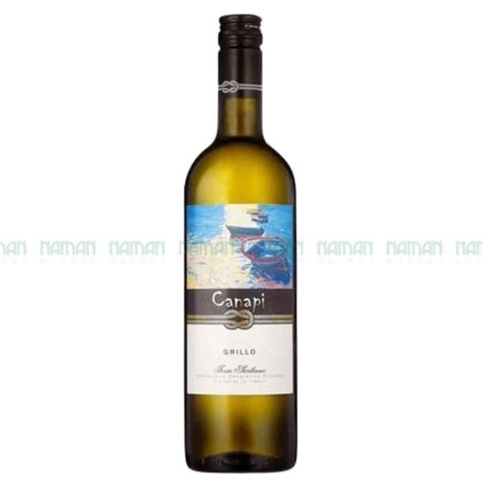 Rượu Vang Trắng Grillo Sicilia Doc Canapi 750Ml