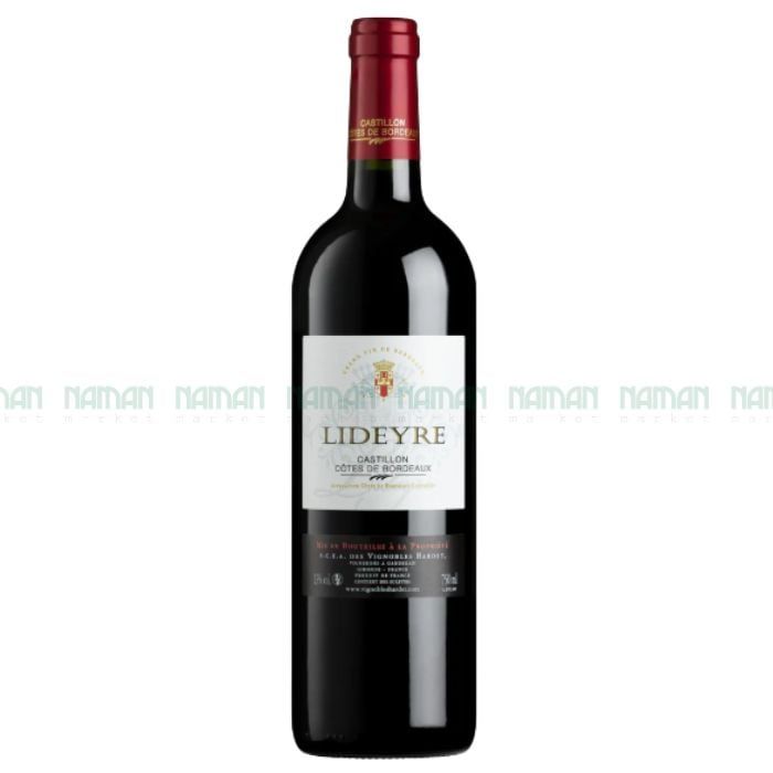 Red Wine Castillon Château Lideyre 750Ml