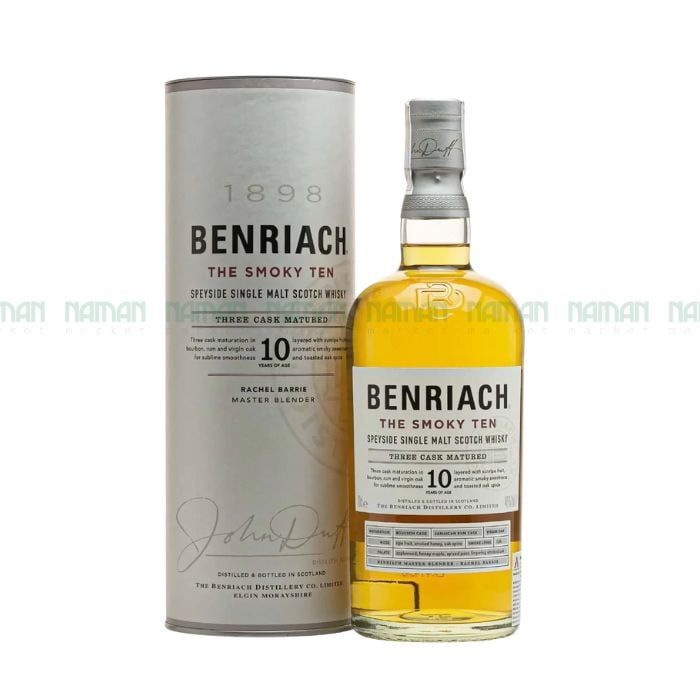 The Smoky Ten 46% 10Yo Benriach 700Ml