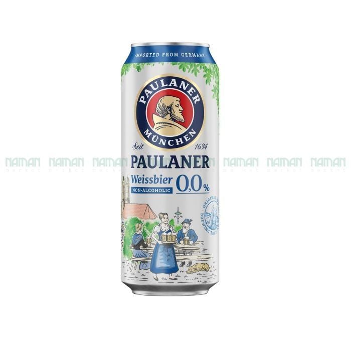 Non Alcoholic Beer Paulaner Weissbier 500Ml