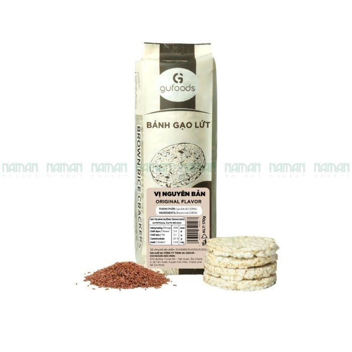Crackers Brown Rice Original Flavor Gufoods 170G
