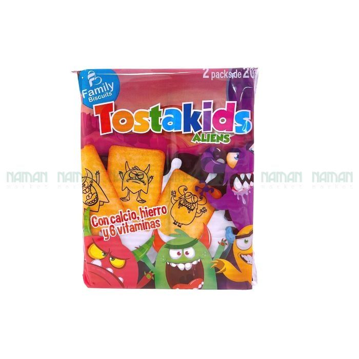 Biscuits Tostakids Aliens Family Biscuits 400G