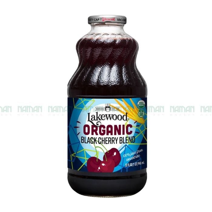Nước Ép Anh Đào Đen Hữu Cơ Lake Wood 946Ml