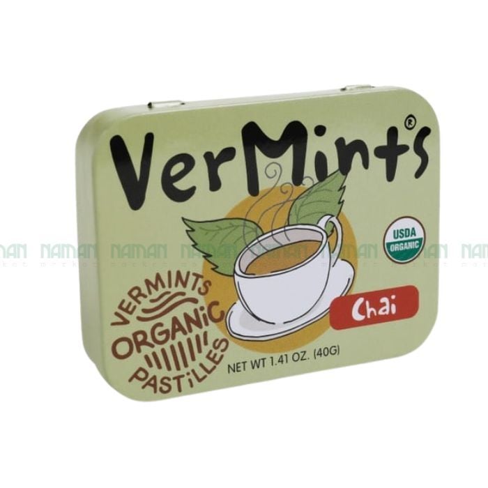 Chai Flavored Organic Candy Vermints 40G