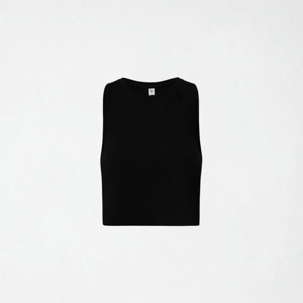 RIB CROPTOP O12056 WOMEN