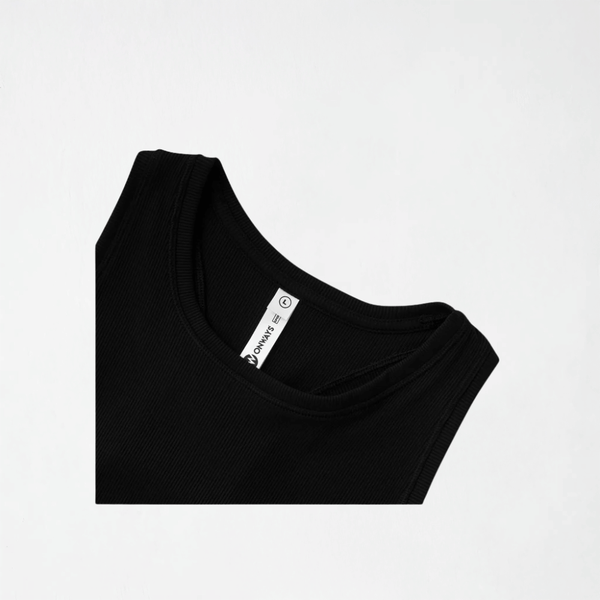 RIB CROPTOP O12056 WOMEN