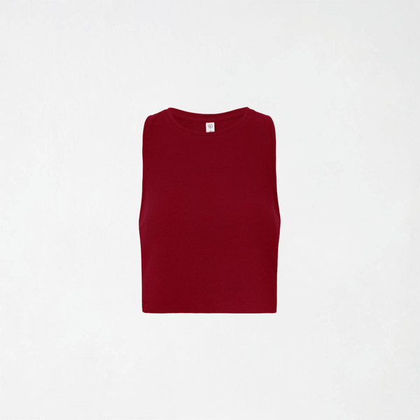 RIB CROPTOP O12056 WOMEN