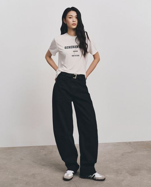 GIGI quần jeans nữ ống loe phom ôm