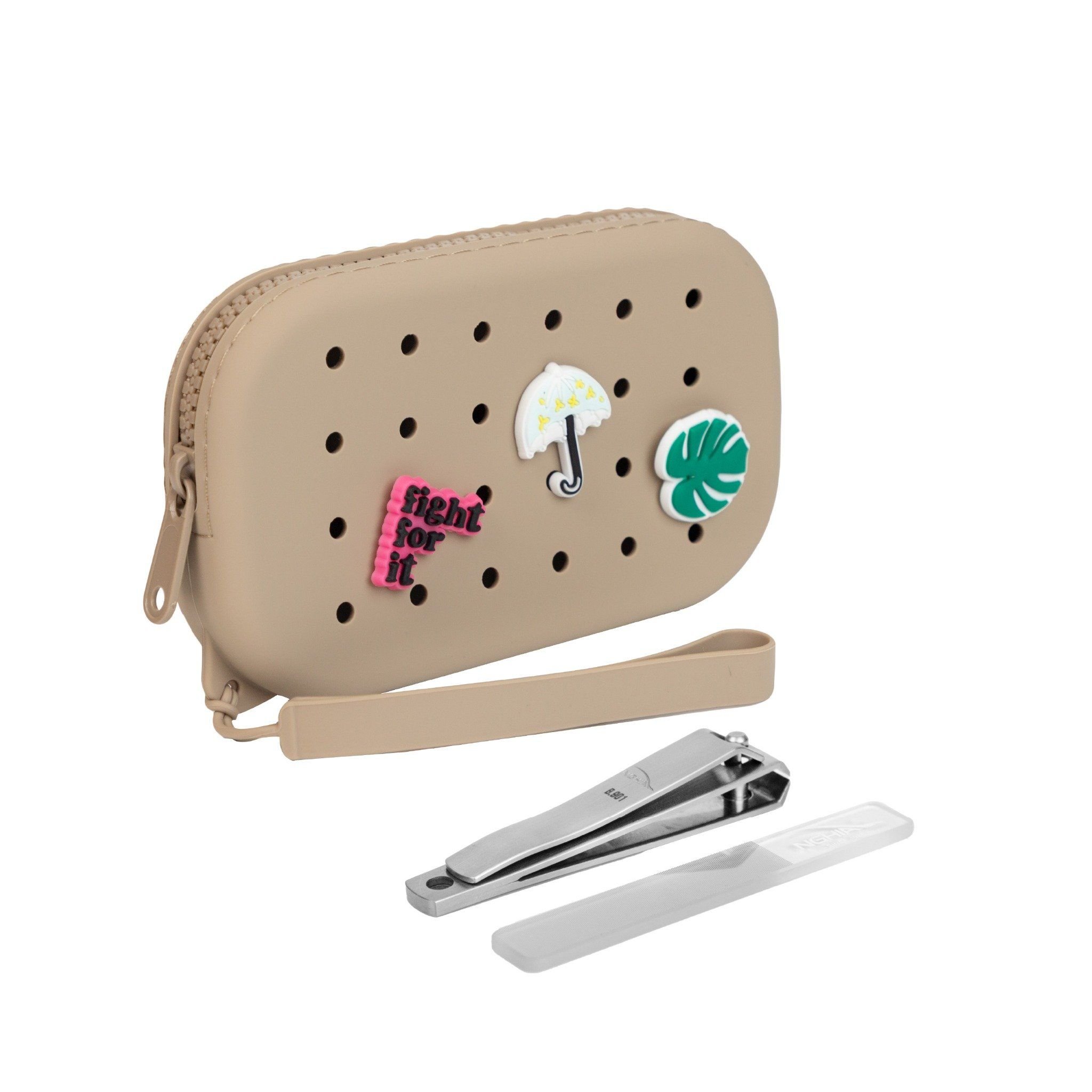 Túi đựng dụng cụ Nail cá nhân Kềm Nghĩa - NAILPOP Chữ nhật HD.03