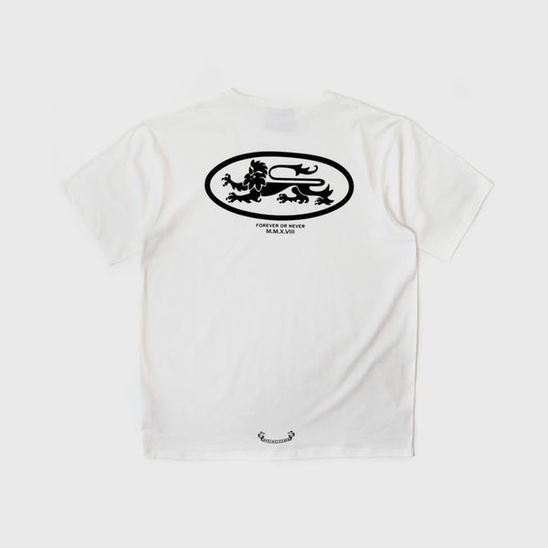 新品【BADBLOOD】Short Sleeve T-Shirt - White Áo Thun Badblood Mini Logo White w-tee25-087 – Dopevn