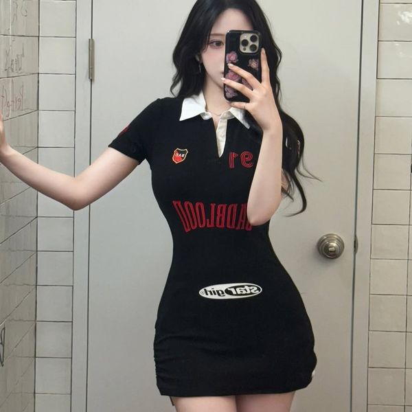 ◆BADBLOOD◆ Mystic Capsule Polo Mini Dress Black w-drs25-00 Váy [Nữ] Badblood - [w-drs25-001] Mystic Capsule Polo Mini