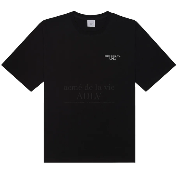 ■acme de la vie■ ADLV BASIC SHORT SLEEVE TSHIRT 2 BLACK AD MUSINSA | acmé de la vie ADLV BASIC SHORT SLEEVE T-SHIRT 2_BLACK