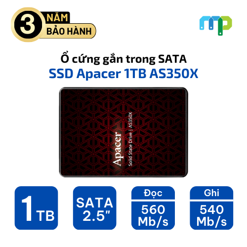 Ổ cứng SSD Apacer 1TB AS350X 2.5