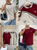 NOOBITA - Ao thun tay ngắn raglan sọc tay 8378
