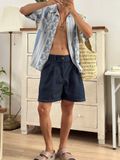 NOOBITA - Quần shorts denim phía sau lưng chun 8380