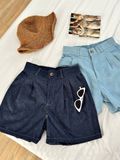 NOOBITA - Quần shorts denim phía sau lưng chun 8380