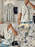 NOOBITA - Sơ mi họa tiết đi biển 8381