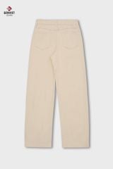 Quần Dài Jeans Nữ Suông Vừa