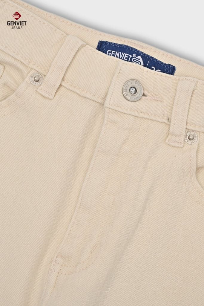 Quần Dài Jeans Nữ Suông Vừa