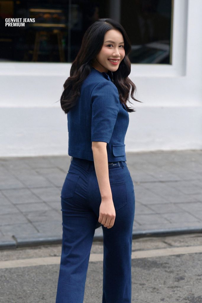 Áo Khoác Jeans Nữ 1 Lớp