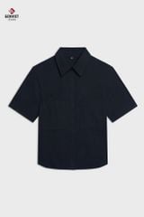 Áo Sơmi Cộc Tay Nữ Croptop