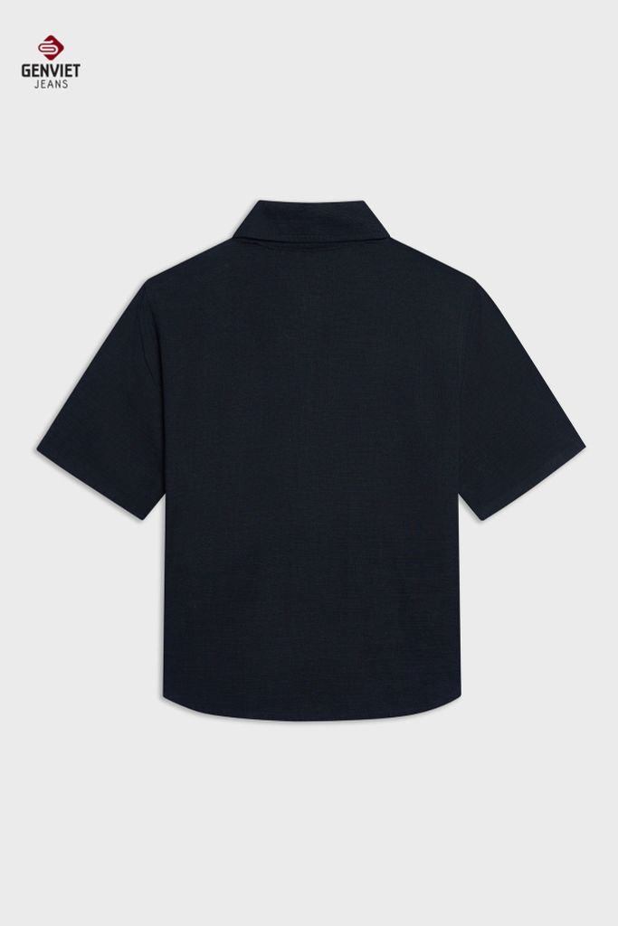 Áo Sơmi Cộc Tay Nữ Croptop