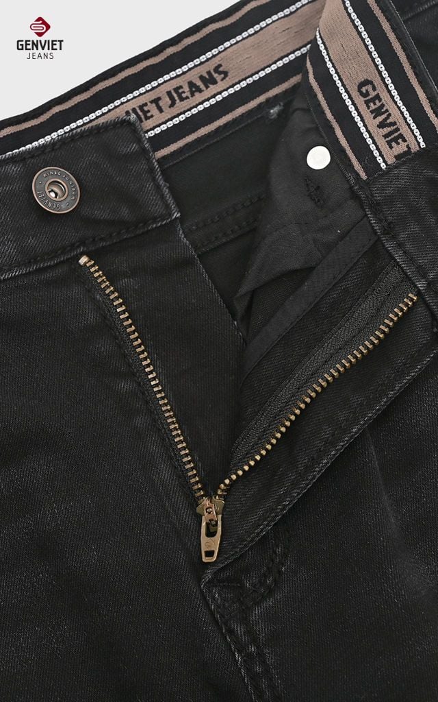 Quần Jeans Nữ Suông Vảy