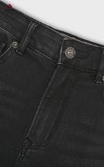Quần Jeans Nữ Suông Vảy