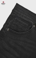 Quần Jeans Nữ Suông Vảy