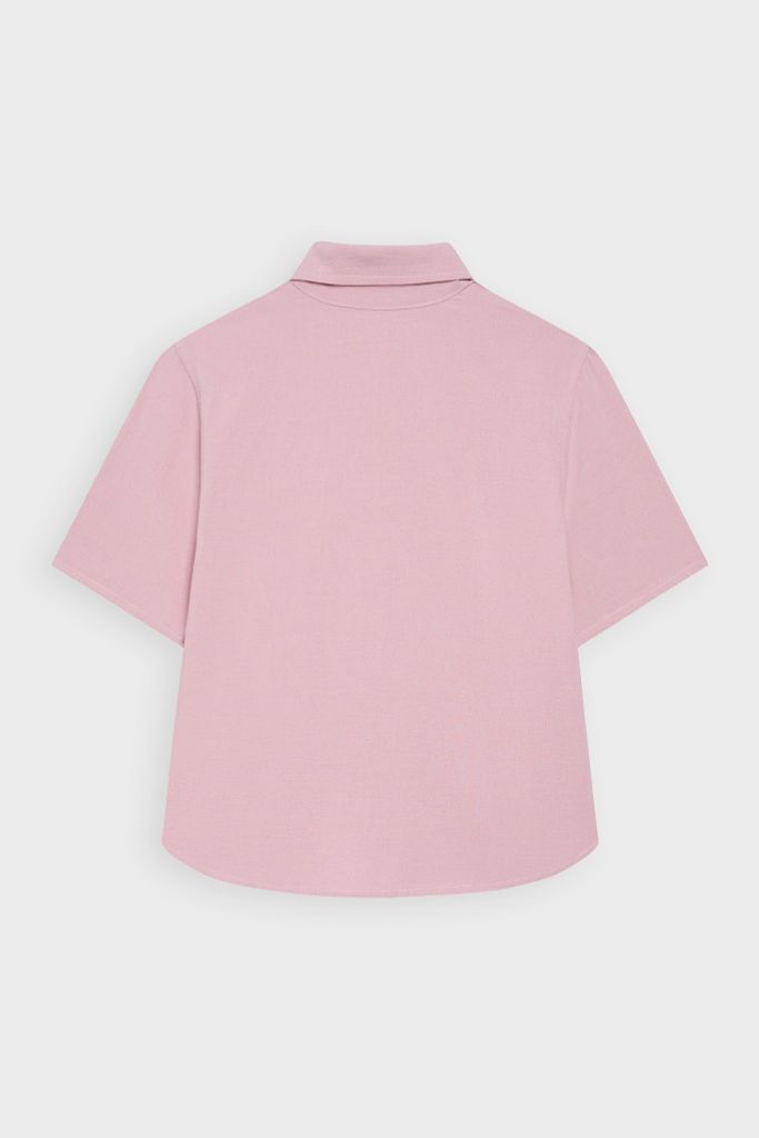 Áo Sơmi Cộc Tay Nữ Croptop