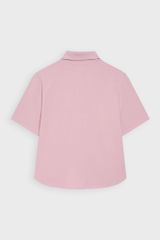 Áo Sơmi Cộc Tay Nữ Croptop