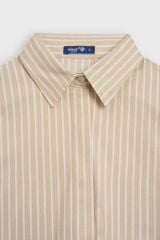 Áo Sơmi Dài Tay Nữ Dáng Croptop