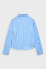 Áo Sơmi Dài Tay Nữ Dáng Croptop