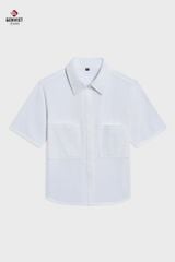 Áo Sơmi Cộc Tay Nữ Croptop