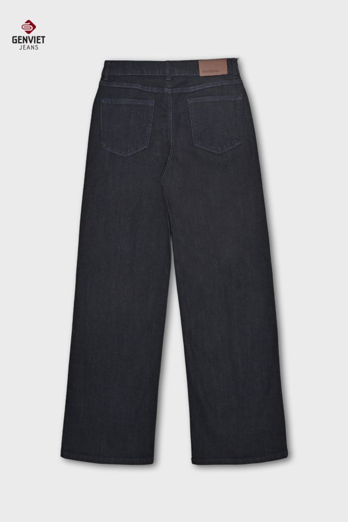 Quần Dài Jeans Nữ Suông Vừa