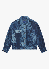 Áo Khoác 1 Lớp Jeans Nữ Dáng Suông