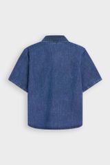 Áo Sơmi Jeans Cộc Tay Nữ