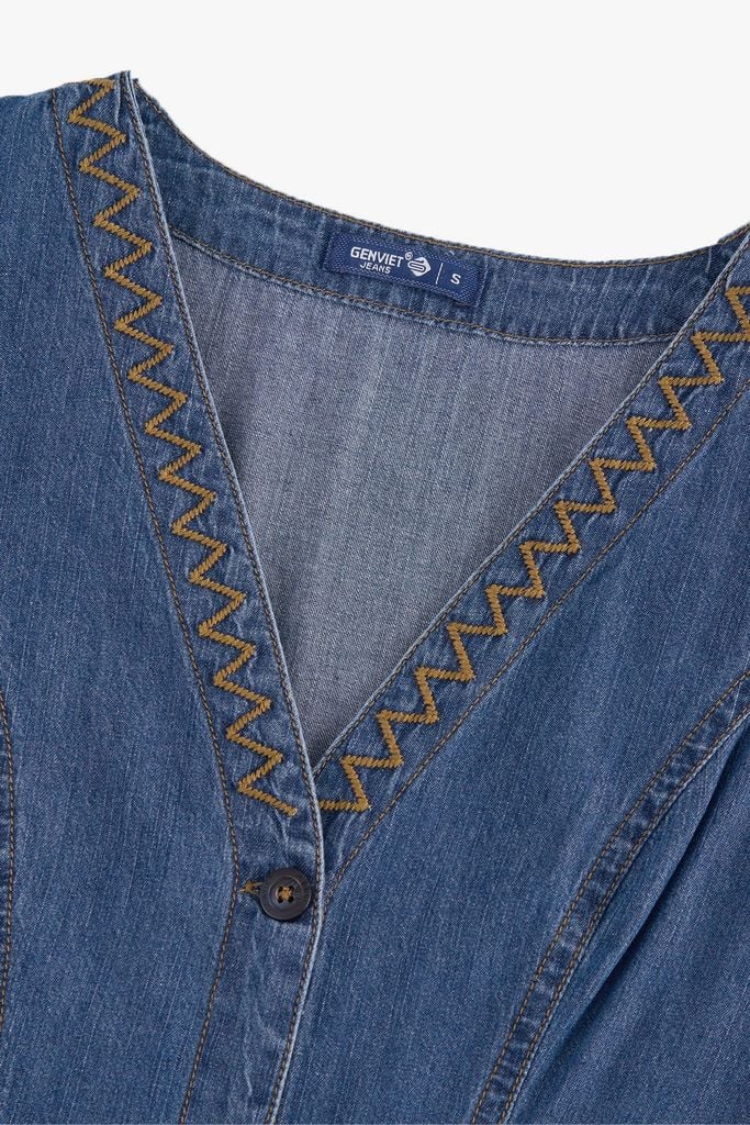 Đầm Jean Chữ A Nữ