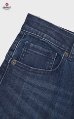 Quần Jeans Nữ Suông Vảy