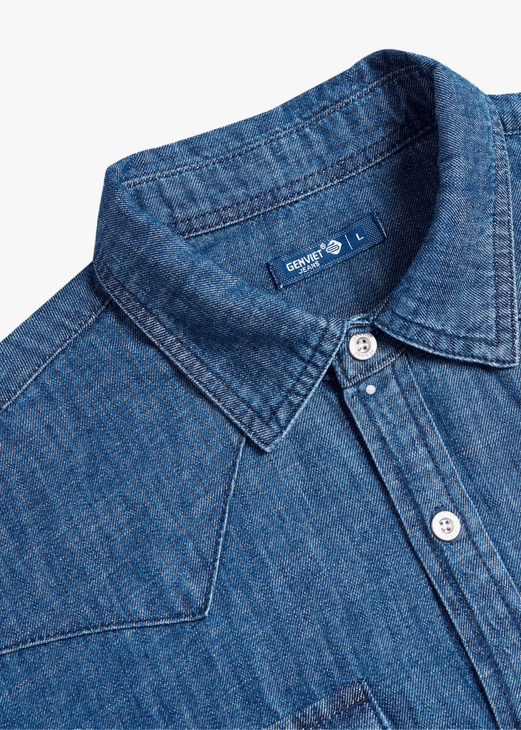 Sơmi Dài Tay Jean Nam