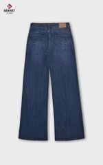 Quần Jeans Nữ Suông Vảy