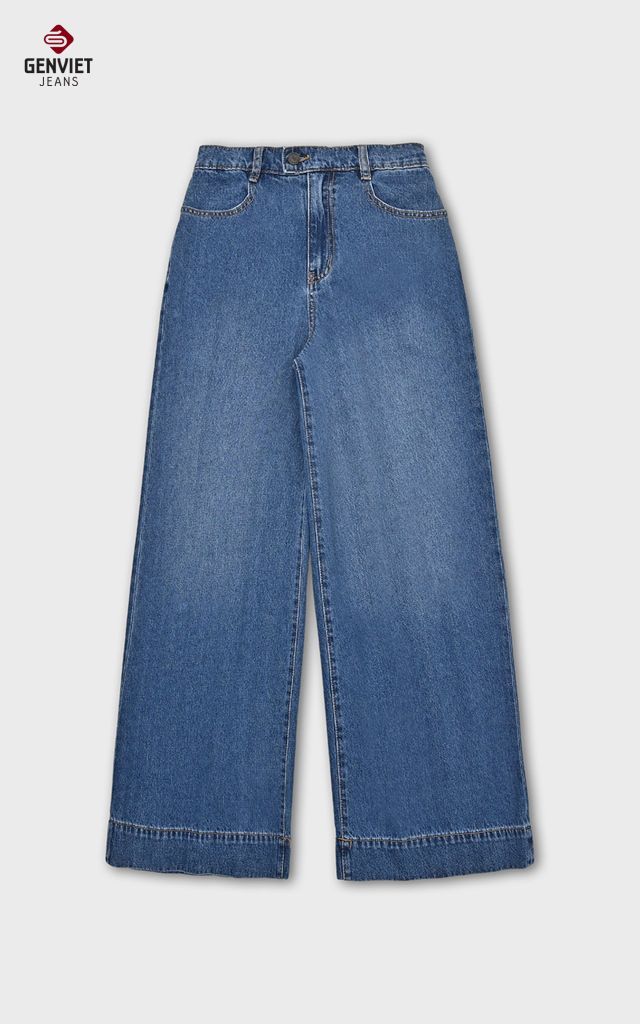 Quần Jeans Nữ Ống Suông