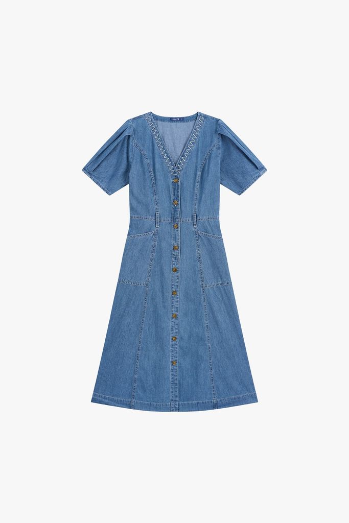 Đầm Jean Chữ A Nữ